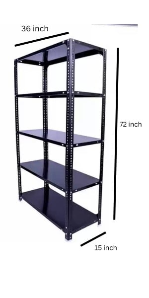 Sleek and strong. This multi-tier heavy-duty rack features a clean, durable finish, ready to transform your cluttered space. An essential piece of commercial racking for fast, organized access to goods. Get organized now! #SlottedAngle #WarehouseSolutions #DurableStorage #StorageSystems