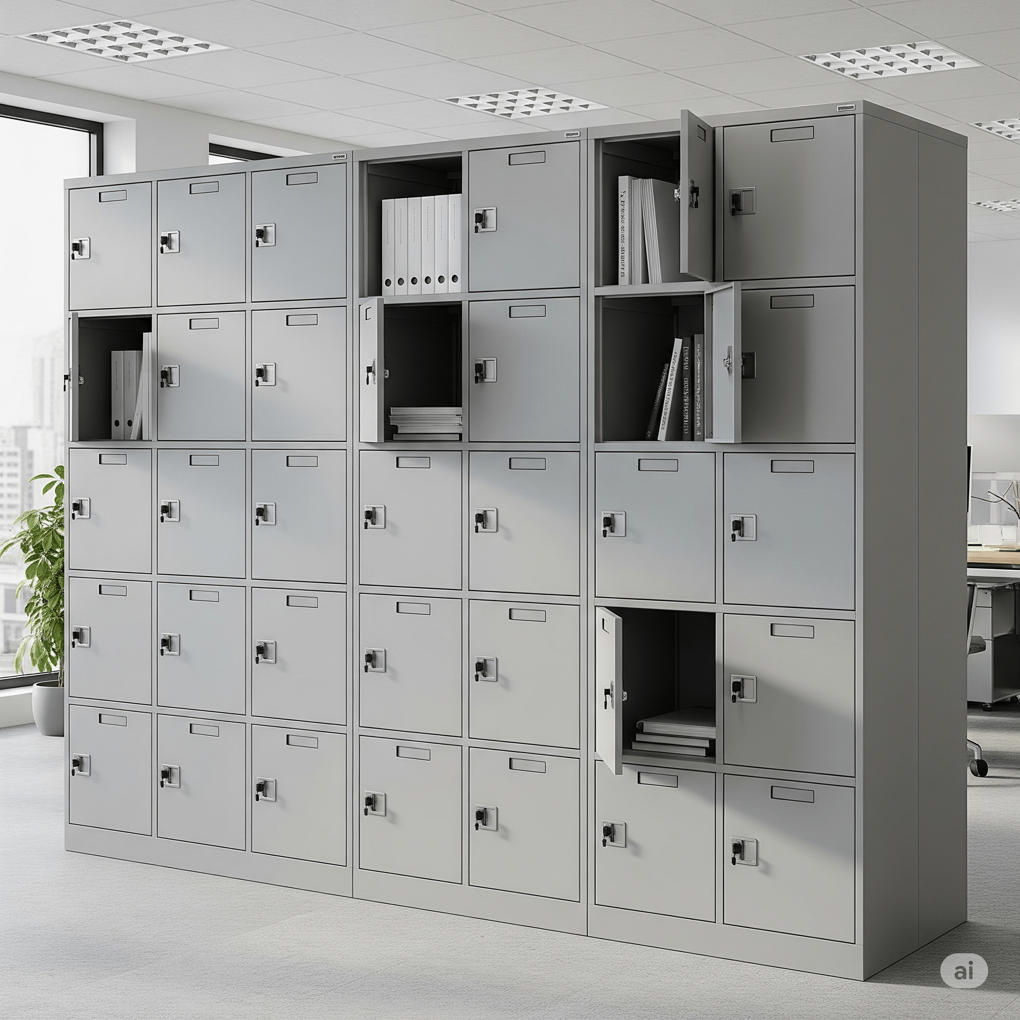 Storage lockers for office, industries and workplace india pune
